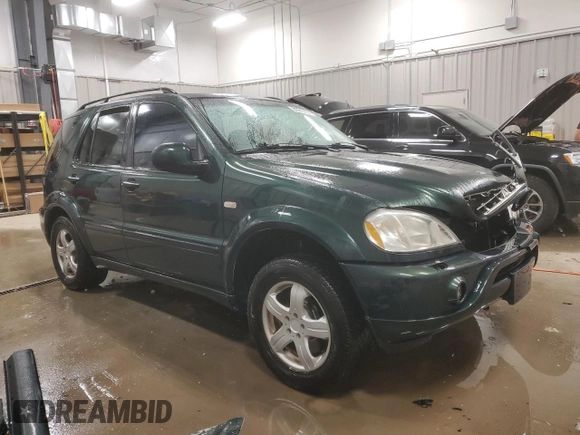 2000 Mercedes-Benz M-Class AMG with VIN 4JGAB74EXYA169182, listed as a Copart auction lot 83910164 with 0 mi miles and Clean Title. Bid and sale history available at carsss.com. Image 4.