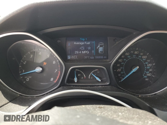 2012 Ford Focus SE with VIN 1FAHP3F29CL260334, listed as a Copart auction lot 60938445 with 166,806 mi miles and Salvage title. Bid and sale history available at DreamBid. Image 9.