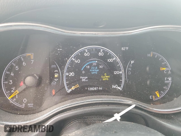 2018 Jeep Grand Cherokee Altitude with VIN 1C4RJEAG3JC481620, listed as a Copart auction lot 54935035 with 128,287 mi miles and Clean title. Bid and sale history available at DreamBid. Image 9.