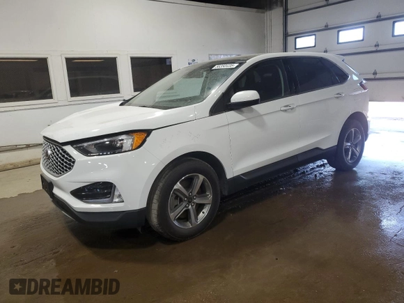 2023 Ford Edge SEL z VIN 2FMPK4J94PBA22570, wystawiony jako Copart lot #56350435 z przebiegiem 27 761 mil mil oraz Szkoda całkowita • Salvage title. Historia ofert i sprzedaży dostępna na DreamBid. Obrazek 1.
