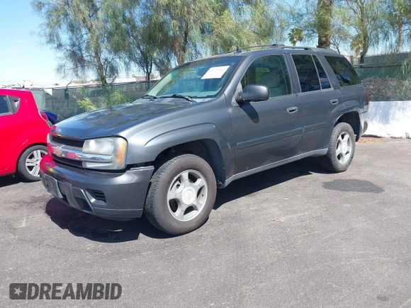 2007 Chevrolet TrailBlazer LS with VIN 1GNDS13S872177433, listed as a IAAI auction lot 42125247 with 239,686 mi miles and . Bid and sale history available at DreamBid. Image 2.