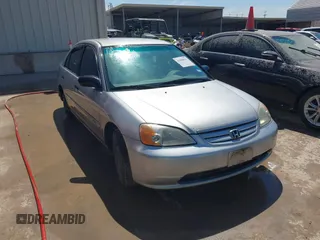 2001 Honda Civic LX with VIN 1HGES15541L052405, listed as a IAAI auction lot 41688521 with 258,315 mi miles. Bid and sale history available at carsss.com. Image 1.