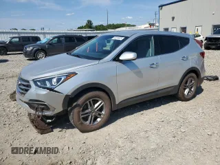 2017 Hyundai Santa Fe 2.4L с VIN 5XYZTDLB8HG480281, выставлен на аукционе Copart как лот 65224025 с пробегом 88 863 миль миль и На запчасти • Non repairable. История ставок и продаж доступна на DreamBid. Изображение 1.