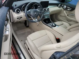 2017 Mercedes-Benz C 300 with VIN WDDWK4JB2HF430767, listed as a Copart auction lot 74781874 with Not Provided miles and Salvage Title. Bid and sale history available at DreamBid. Image 8.