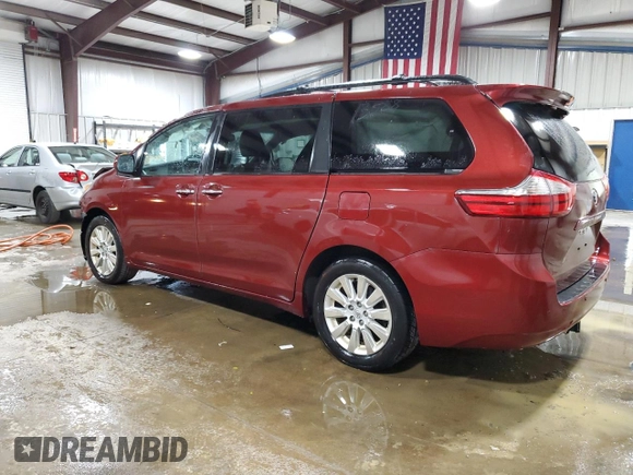 2015 Toyota Sienna Ltd with VIN 5TDDK3DC2FS109812, listed as a Copart auction lot 53462045 with 160,594 mi miles and Salvage Title. Bid and sale history available at carsss.com. Image 2.