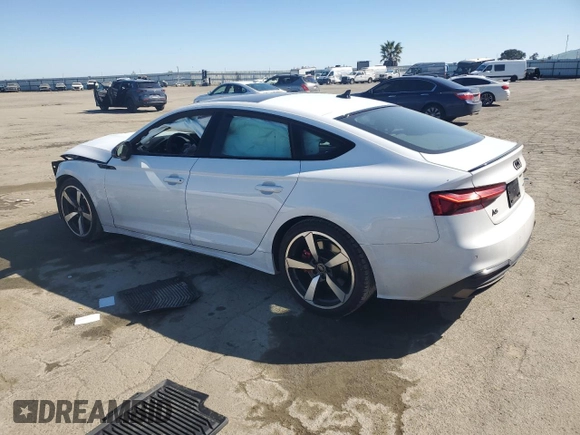 2023 Audi A5 Sportback S line Premium Plus with VIN WAUFACF59PA063160, listed as a Copart auction lot 50547735 with 12,831 mi miles and Salvage Title. Bid and sale history available at carsss.com. Image 2.