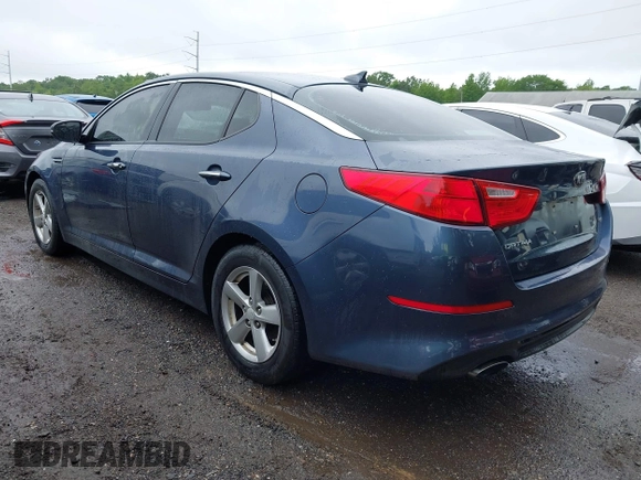 2015 Kia Optima LX with VIN 5XXGM4A76FG370219, listed as a IAAI auction lot 42471634 with 118,467 mi miles and . Bid and sale history available at DreamBid. Image 3.