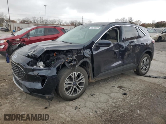 2021 Ford Escape SEL Hybrid z VIN 1FMCU9CZ2MUA86082, wystawiony jako Copart lot #78679594 z przebiegiem 58 245 mil mil oraz Szkoda całkowita • Salvage title. Historia ofert i sprzedaży dostępna na DreamBid. Obrazek 1.