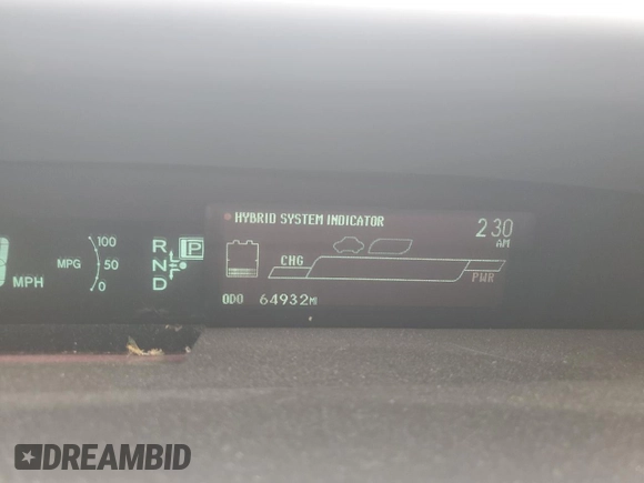 2015 Toyota Prius Four with VIN JTDKN3DU1F1959645, listed as a Copart auction lot 55931955 with 64,932 mi miles and Salvage Title. Bid and sale history available at DreamBid. Image 9.