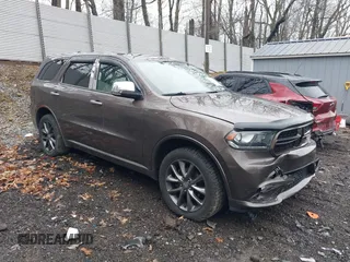 2017 Dodge Durango GT with VIN 1C4RDJDG2HC839313, listed as a IAAI auction lot 41952887 with 76,339 mi miles and . Bid and sale history available at carsss.com. Image 1.