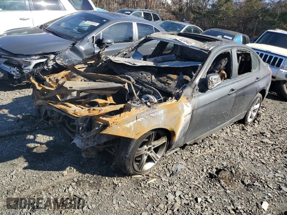 2015 BMW 3 Series 328i xDrive with VIN WBA3B5C54FF962669, listed as a Copart auction lot 48249405 with 0 mi miles and Salvage Title. Bid and sale history available at carsss.com. Image 1.