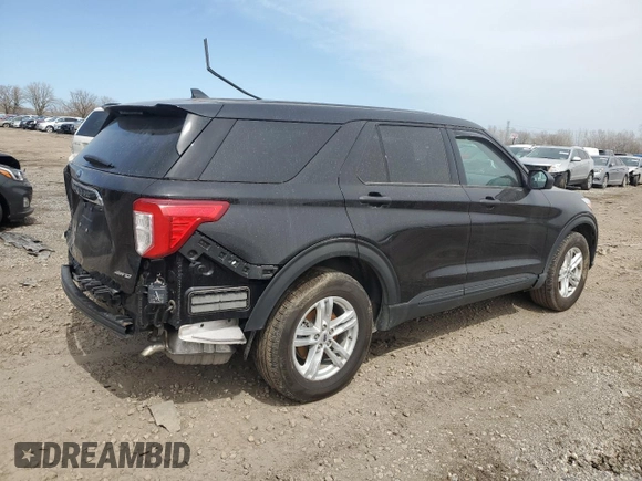2022 Ford Explorer with VIN 1FMSK8BH7NGB79670, listed as a Copart auction lot 49423615 with 30,559 mi miles and Salvage title. Bid and sale history available at DreamBid. Image 3.