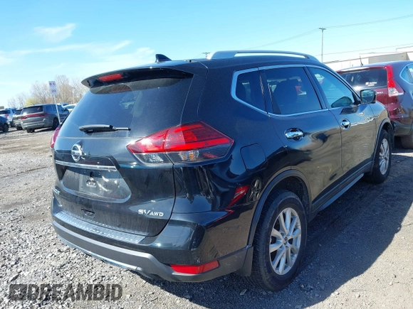 2017 Nissan Rogue SL with VIN 5N1AT2MV7HC844393, listed as a IAAI auction lot 42126002 with 105,280 mi miles. Bid and sale history available at carsss.com. Image 4.