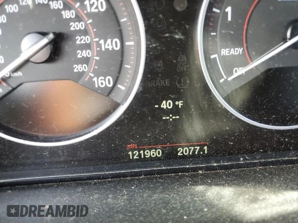 2012 BMW 3 Series 335i with VIN WBA3A9C5XCF474803, listed as a Copart auction lot 57940675 with 121,960 mi miles and Salvage title. Bid and sale history available at DreamBid. Image 9.