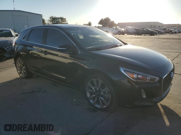 2018 Hyundai Elantra GT Sport with VIN KMHH55LC1JU038950, listed as a Copart auction lot 76299314 with 122,436 mi miles and Clean Title. Bid and sale history available at carsss.com. Image 4.