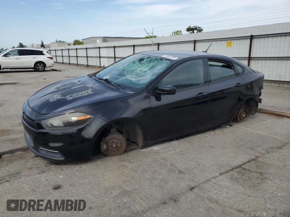 2016 Dodge Dart SXT z VIN 1C3CDFBB8GD682474, wystawiony jako Copart lot #52902355 z przebiegiem 168 036 mil mil oraz Szkody całkowita. Historia ofert i sprzedaży dostępna na DreamBid. Obrazek 1.