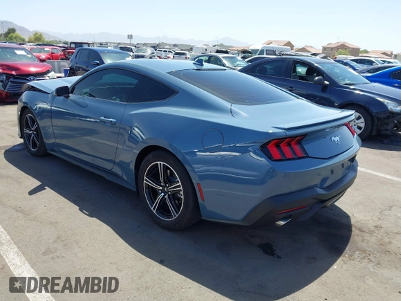 2024 Ford Mustang EcoBoost with VIN 1FA6P8THXR5140195, listed as a IAAI auction lot 42268566 with 11,032 mi miles and . Bid and sale history available at DreamBid. Image 3.