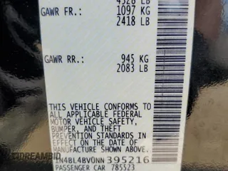 2022 Nissan Altima 2.5 S with VIN 1N4BL4BV0NN395216, listed as a Copart auction lot 51576375 with 58,791 mi miles and Salvage Title. Bid and sale history available at carsss.com. Image 13.