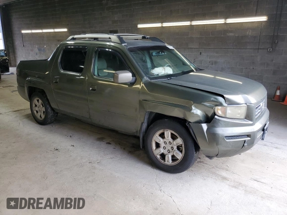 2006 Honda Ridgeline RTL with VIN 2HJYK16546H527657, listed as a Copart auction lot 77819454 with 0 mi miles and Salvage Title. Bid and sale history available at carsss.com. Image 4.