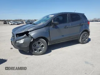 2020 Ford EcoSport S with VIN MAJ6S3FL1LC324414, listed as a Copart auction lot 48908825 with 56,559 mi miles and Salvage Title. Bid and sale history available at DreamBid. Image 1.