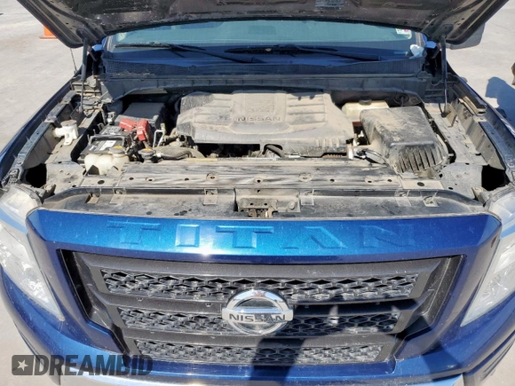 2021 Nissan Titan z VIN 1N6AA1CF8MN520167, wystawiony jako Copart lot #47062765 z przebiegiem 191 189 mil mil oraz Czysty tytuł • Clean title. Historia ofert i sprzedaży dostępna na DreamBid. Obrazek 11.