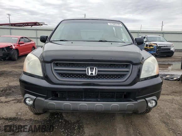 2005 Honda Pilot EX-L with VIN 2HKYF18545H520140, listed as a Copart auction lot 51583125 with 249,200 mi miles and Salvage Title. Bid and sale history available at carsss.com. Image 5.