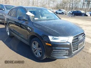 2018 Audi Q3 Premium with VIN WA1ECCFS6JR031736, listed as a IAAI auction lot 41439900 with 67,182 mi miles. Bid and sale history available at carsss.com. Image 1.
