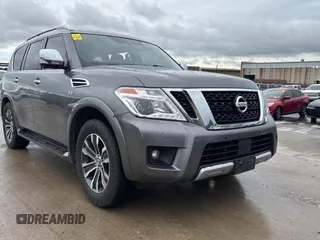 2018 Nissan Armada Platinum with VIN JN8AY2ND0J9050970, listed as a Copart auction lot 55463015 with 241,642 mi miles and Clean Title. Bid and sale history available at carsss.com. Image 1.