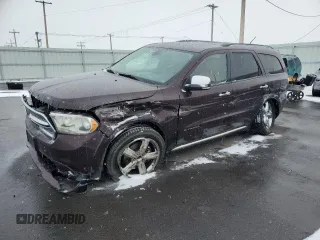 2012 Dodge Durango Citadel with VIN 1C4RDJEG8CC125970, listed as a Copart auction lot 44002615 with 162,496 mi miles and Salvage Title. Bid and sale history available at DreamBid. Image 1.