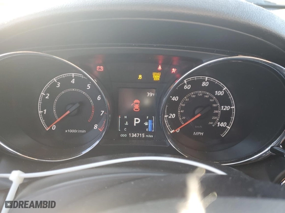 2013 Mitsubishi Outlander Sport LE with VIN 4A4AP5AU3DE025538, listed as a Copart auction lot 42036865 with 134,715 mi miles and Salvage Title. Bid and sale history available at carsss.com. Image 9.