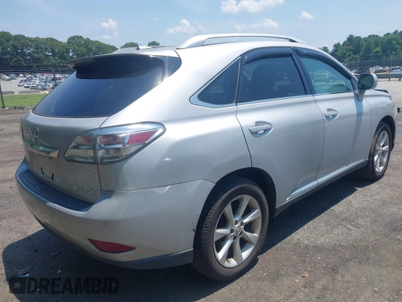 2010 Lexus RX 350 with VIN 2T2ZK1BAXAC012642, listed as a IAAI auction lot 42661517 with 150,270 mi miles and . Bid and sale history available at DreamBid. Image 4.