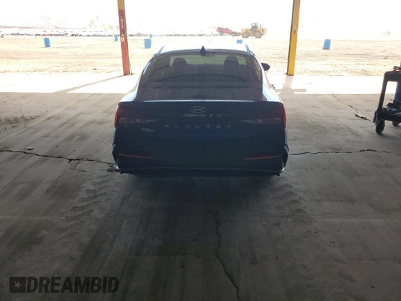 2024 Hyundai Elantra SEL with VIN KMHLM4DG7RU675314, listed as a Copart auction lot 54870315 with 11,007 mi miles and Salvage title. Bid and sale history available at DreamBid. Image 6.