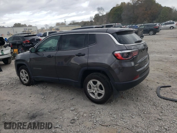 2022 Jeep Compass Sport with VIN 3C4NJCAB3NT103282, listed as a Copart auction lot 79294214 with 37,925 mi miles and Salvage Title. Bid and sale history available at carsss.com. Image 2.