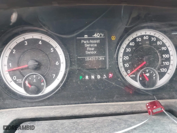 2014 Ram 1500 Express with VIN 1C6RR7FT5ES323647, listed as a IAAI auction lot 41888044 with 184,317 mi miles. Bid and sale history available at carsss.com. Image 7.