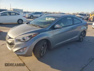 2014 Hyundai Elantra Coupe with VIN KMHDH6AH4EU029370, listed as a Copart auction lot 86693434 with 117,175 mi miles and Salvage Title. Bid and sale history available at carsss.com. Image 1.