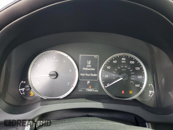 2021 Lexus IS 300 with VIN JTHAA1D20M5116163, listed as a Copart auction lot 53622895 with 79,091 mi miles and Salvage title. Bid and sale history available at DreamBid. Image 9.