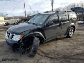 2012 Nissan Pathfinder S with VIN 5N1AR1NB3CC605848, listed as a Copart auction lot 46880365 with 215,128 mi miles and Salvage Title. Bid and sale history available at carsss.com. Image 1.