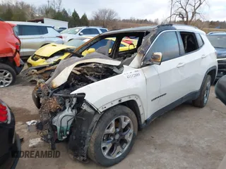 2020 Jeep Compass Limited z VIN 3C4NJCCB8LT126227, wystawiony jako IAAI lot #41112889 z przebiegiem Nie podano mil oraz . Historia ofert i sprzedaży dostępna na DreamBid. Obrazek 2.