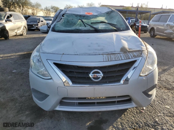 2019 Nissan Versa Sedan SV with VIN 3N1CN7AP3KL816812, listed as a Copart auction lot 85814794 with 132,966 mi miles and Salvage Title. Bid and sale history available at carsss.com. Image 5.