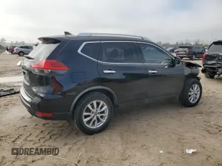 2017 Nissan Rogue SV with VIN JN8AT2MT3HW402720, listed as a Copart auction lot 46902295 with 147,460 mi miles and Salvage Title. Bid and sale history available at carsss.com. Image 3.