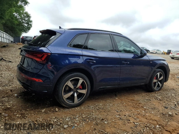 2024 Audi Q5 S line Prestige with VIN WA1FAAFY2R2044846, listed as a Copart auction lot 61448115 with 16,569 mi miles and Salvage title. Bid and sale history available at DreamBid. Image 3.