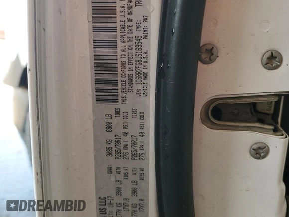 2018 Ram 1500 Tradesman с VIN 1C6RR7FG8JS169545, выставлен на аукционе Copart как лот 60643905 с пробегом 118 974 миль миль и Чистый • Clean title. История ставок и продаж доступна на DreamBid. Изображение 12.