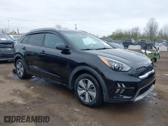 2020 Kia Niro LX with VIN KNDCB3LC5L5442939, listed as a IAAI auction lot 42006101 with 93,689 mi miles and . Bid and sale history available at DreamBid. Image 1.