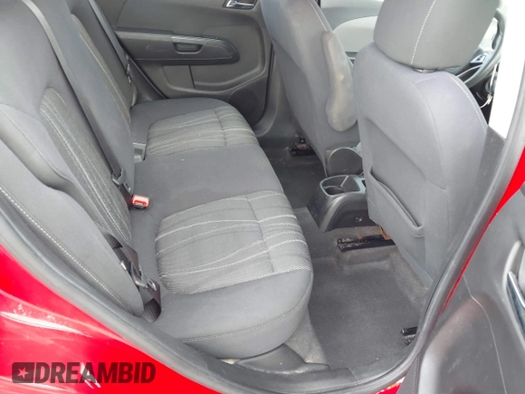2013 Chevrolet Sonic LT with VIN 1G1JC6SHXD4172738, listed as a IAAI auction lot 41872916 with 105,829 mi miles. Bid and sale history available at carsss.com. Image 8.