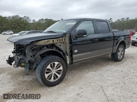 2019 Ford F-150 XL with VIN 1FTEW1E47KFC11931, listed as a Copart auction lot 51144795 with 125,831 mi miles and Salvage Title. Bid and sale history available at carsss.com. Image 1.