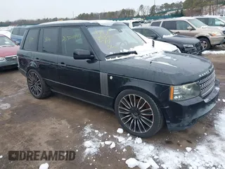 2010 Land Rover Range Rover HSE with VIN SALME1D46AA323897, listed as a IAAI auction lot 41550927 with 999,999 mi miles. Bid and sale history available at carsss.com. Image 1.