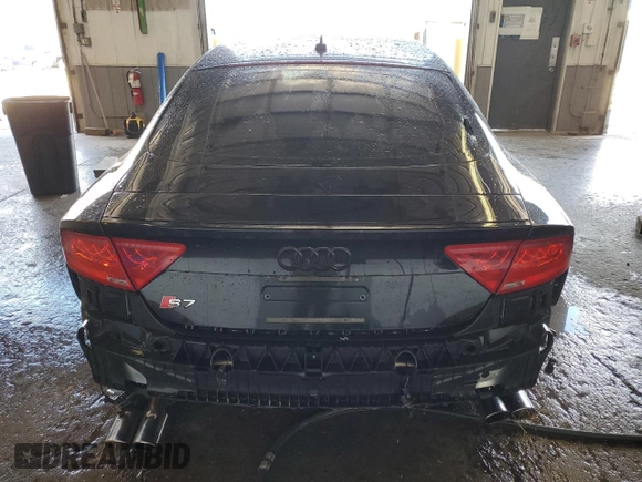 2014 Audi S7 Prestige with VIN WAUW2AFC9EN027460, listed as a Copart auction lot 50725244 with 0 mi miles and Salvage Title. Bid and sale history available at carsss.com. Image 6.