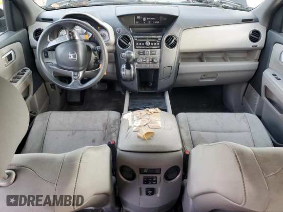 2012 Honda Pilot EX with VIN 5FNYF4H46CB079325, listed as a Copart auction lot 43369735 with 220,522 mi miles and Salvage Title. Bid and sale history available at DreamBid. Image 8.