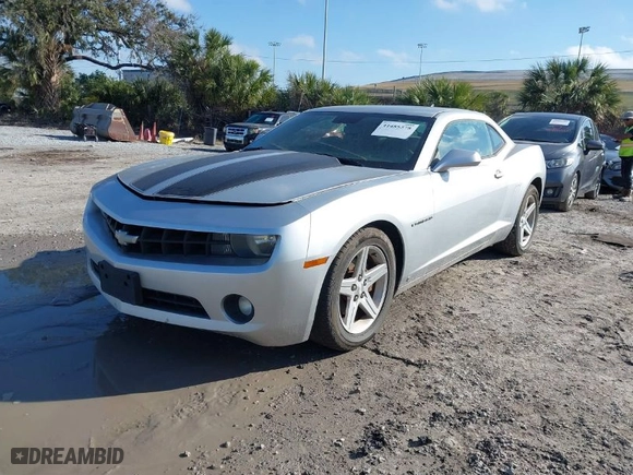 2010 Chevrolet Camaro 1LT with VIN 2G1FB1EV0A9130858, listed as a IAAI auction lot 41485578 with 219602 miles. Bid and sale history available at carsss.com. Image 2.