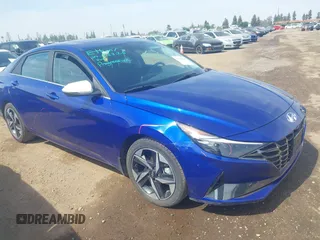 2023 Hyundai Elantra Limited z VIN KMHLN4AJ9PU080846, wystawiony jako IAAI lot #42136205 z przebiegiem 68 879 mil mil oraz . Historia ofert i sprzedaży dostępna na DreamBid. Obrazek 1.